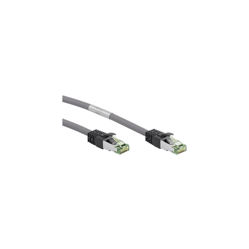 cavo di collegamento rj45 rete cat 8.1 s/ftp 2 m grigio privo di