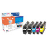 cartuccia peach nero ciano magenta giallo 5pz [pi500-274]