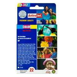Cartuccia activejet ah-352 compatibile con hp c9352a no.22 a