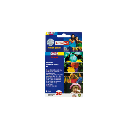 Cartuccia activejet ah-361 compatibile con hp c9361ee no.342