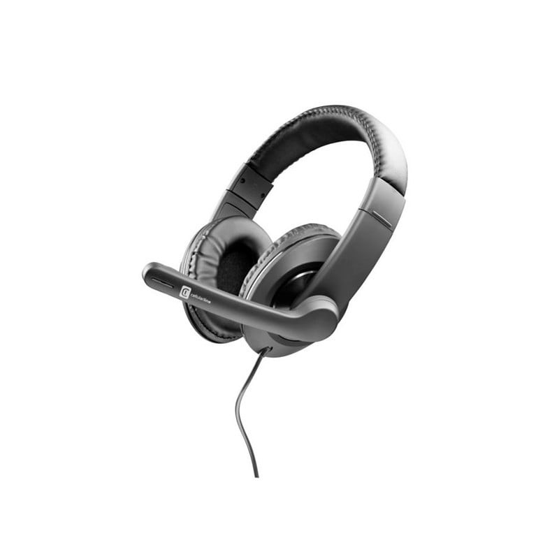 cuffie cellularline microfono filo nero