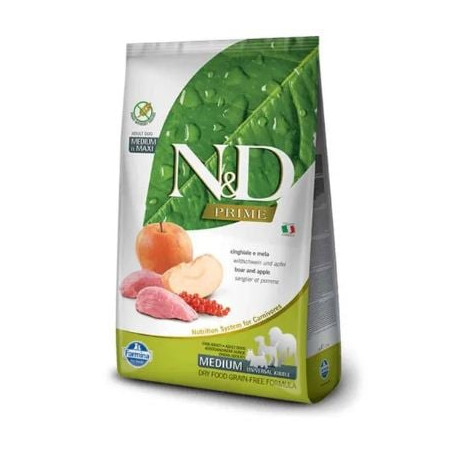 cibo completo farmina n&d grain free adult cane maxi cinghiale