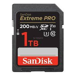 1tb scheda di memoria sd sandisk extreme pro nero [sdsdxxd-1t00-gn4in]