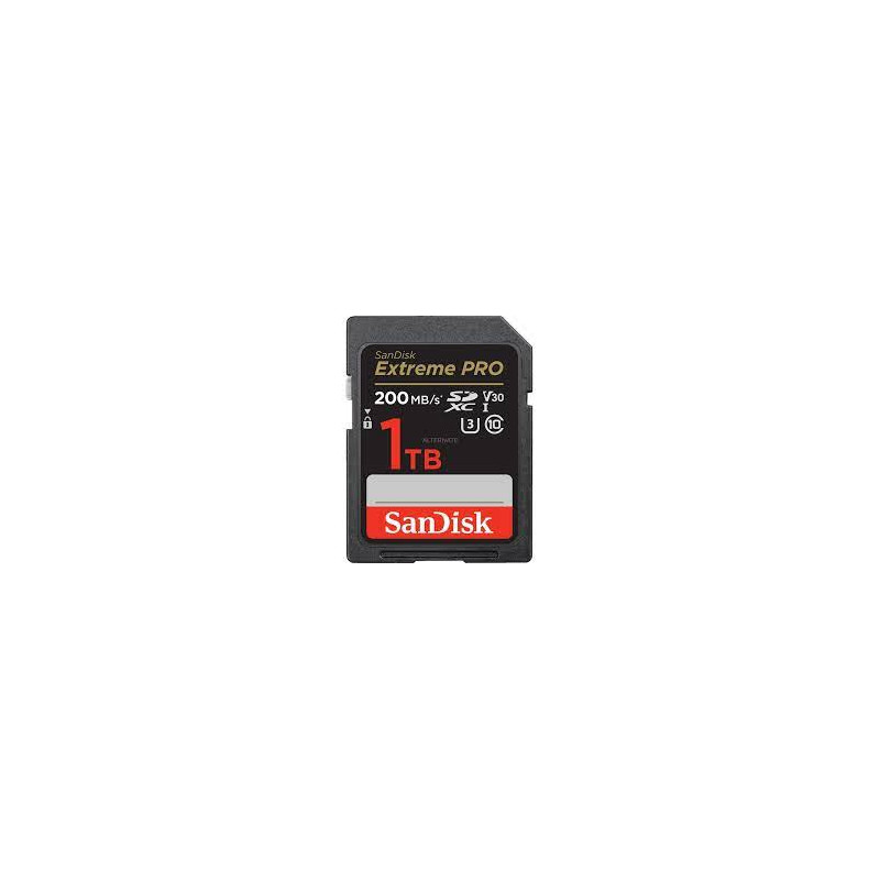 1tb scheda di memoria sd sandisk extreme pro nero [sdsdxxd-1t00-gn4in]