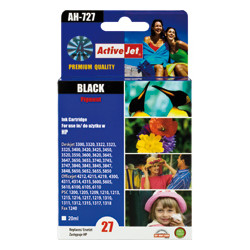 Cartuccia activejet ah-727 compatibile con hp c8727a no.27 nero