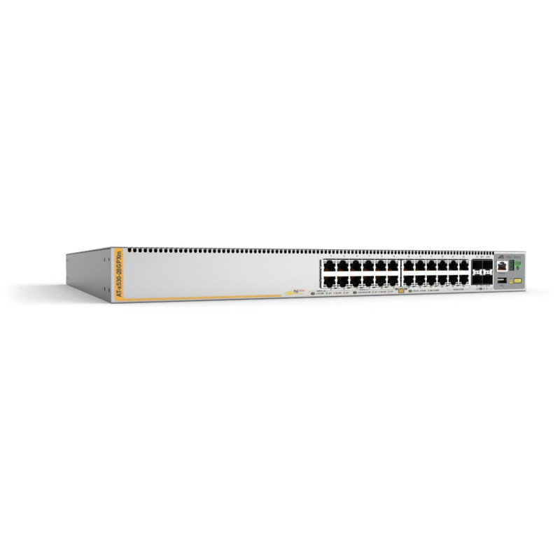 switch allied telesis l3 24 porte 1u grigio [at-x530-28gpxm-50]