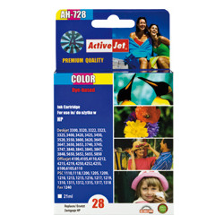 Cartuccia activejet ah-728 compatibile con hp c8728a no.28 a
