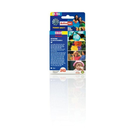 Cartuccia activejet ah-766 compatibile con hp c8766ee no.343