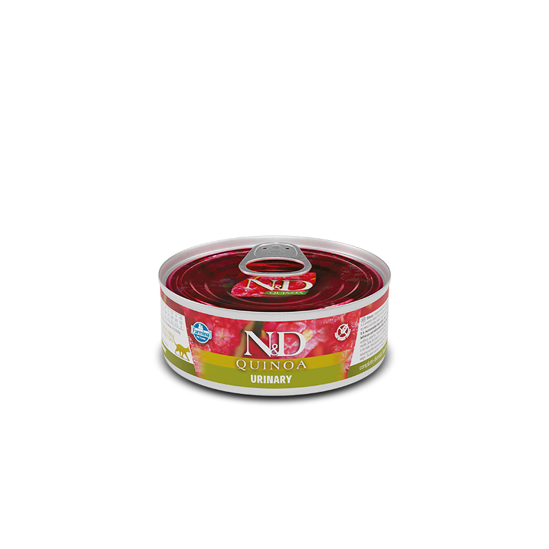 mangime farmina n&d quinoa alimento dietetico umido per gatti