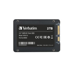 ssd interno 2.5'' 2tb verbatim vi550 s3 550mb/s sata nero