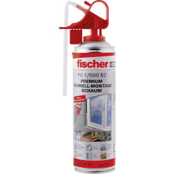 sigillante fischer pu1/500 b2 schiuma spray 500ml beige [050426]