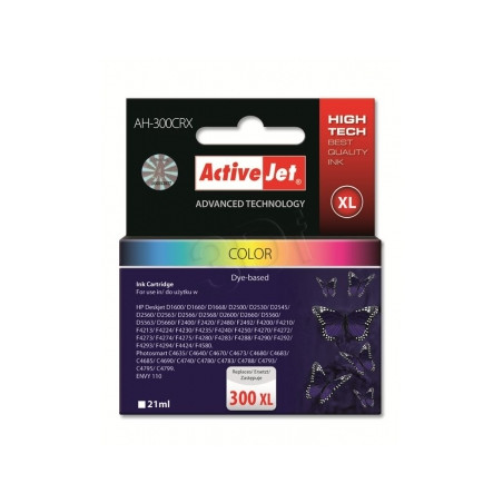 Cartuccia activejet ah-c44 compatibile con hp cc644ee no.300c