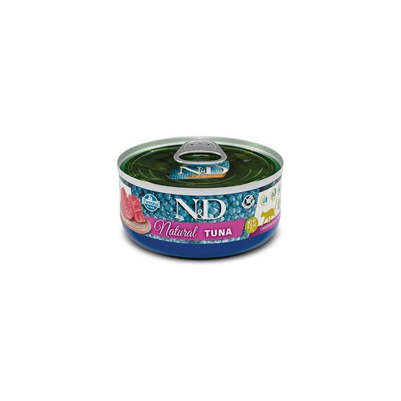 mangime umido farmina tonno per gatto n&d natural 140g [pnd140061]
