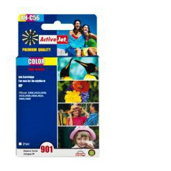 Cartuccia activejet ah-c56 compatibile con hp cc656ae no.901c