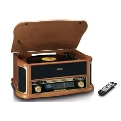 giradischi lenco tcd-2551 in legno nero [tcd-2551]