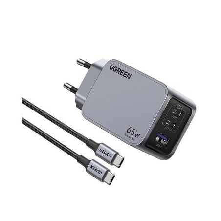 alimentatore da rete ugreen nexode pro 25871 usb-a/c 3 porte