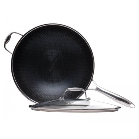 wok kohersen 32cm nero [71111]