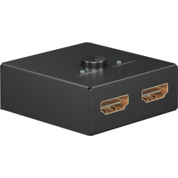 switch hdmi goobay 58485 bidirezionale 2 su 1 4k 30hz nero [58485]
