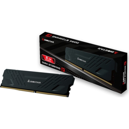 ram udimm ddr4 8gb biostar storming v 3200mhz cl16 1.35v nero [dx32nu4h08]