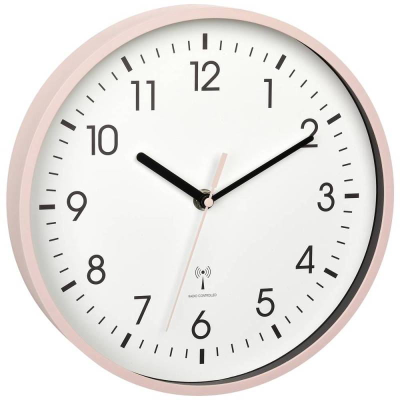 orologio da parete tfa dostmann 24.5cmx4.2cm rosa [60.3550.16]