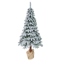 albero di natale kaemingk pino tora innevato 210cm bianco
