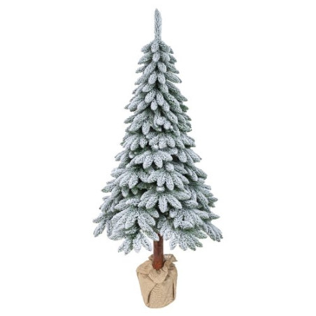 albero di natale kaemingk pino tora innevato 210cm bianco