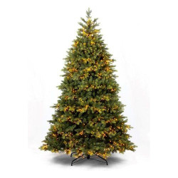 albero natale amicasa monviso con 3200 luci led 210cm verde