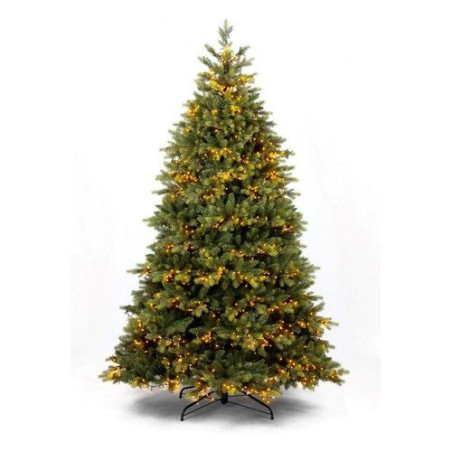 albero natale amicasa monviso con 3200 luci led 210cm verde