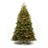 albero natale amicasa monviso con 3200 luci led 210cm verde