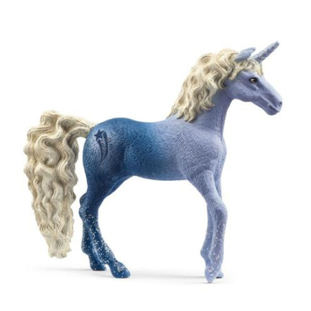 schleich bayala stelle cadenti di unicorno blu [70797]