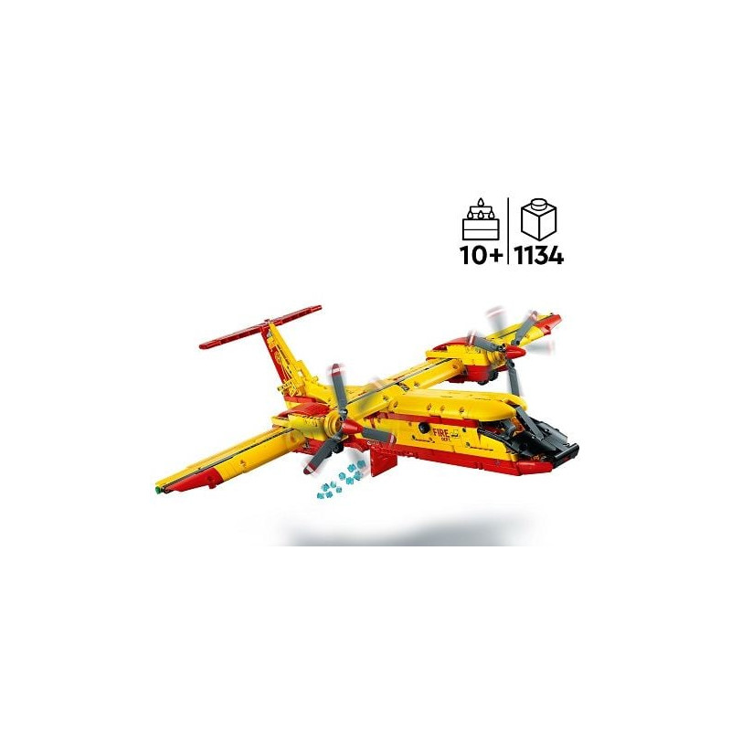 giocattolo lego technic 42152 aereo dei pompieri [42152]