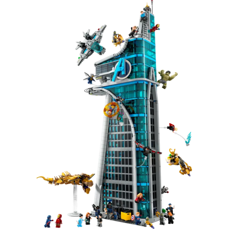 set da costruzione lego marvel 76269 torre degli avengers 5201pz