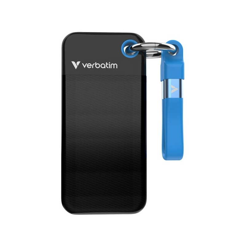 ssd esterno 1tb verbatim pocket nero/blu m.2 [32191]