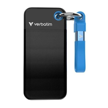 ssd esterno 2tb verbatim pocket nero/blu m.2[32195]