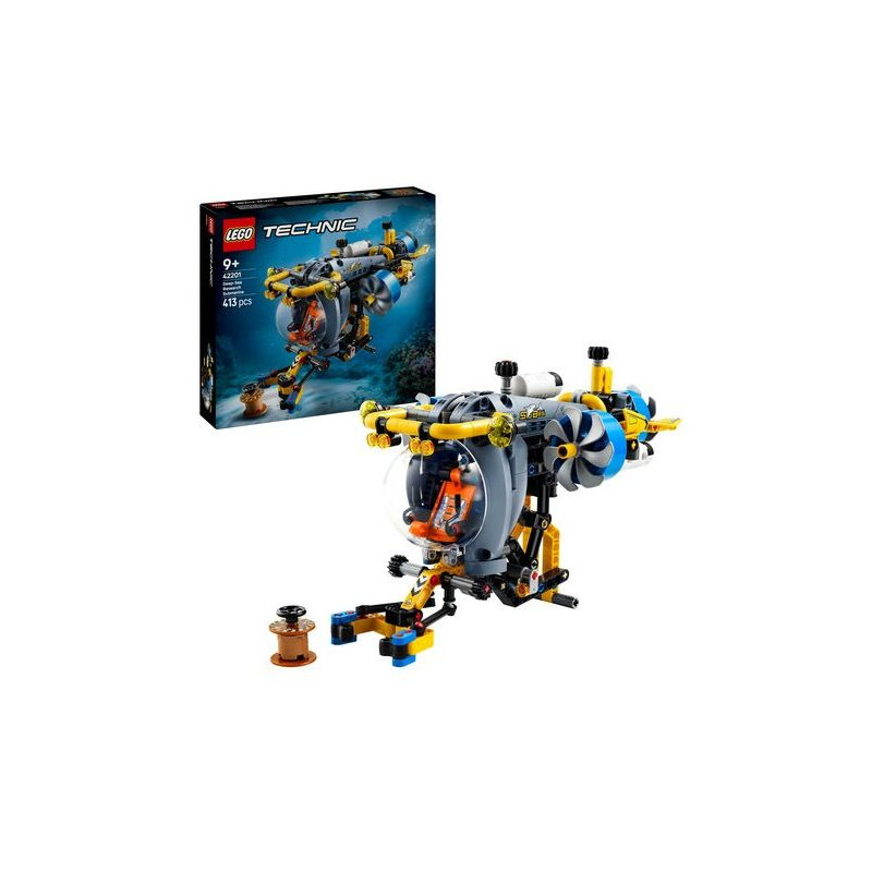 set giocattolo lego 42201 sottomarino per esplorazioni abissali multicolore