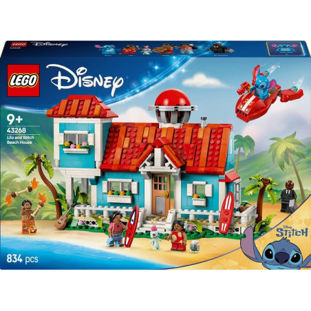 set da gioco lego disney 43268 lilo e stitch casa sulla spiaggia