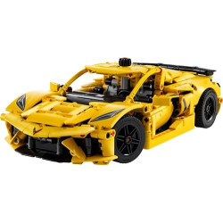 kit modello lego technic 42205 chevrolet corvette stingray giallo