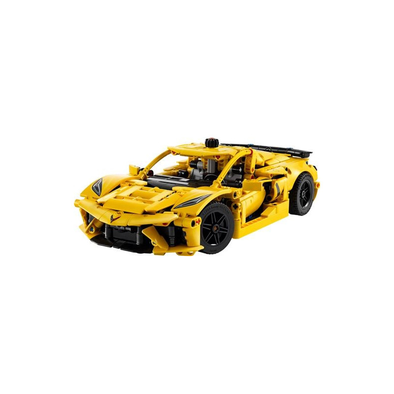 kit modello lego technic 42205 chevrolet corvette stingray giallo