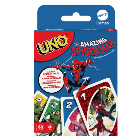 carte da gioco mattel uno the amazing spider-man multicolore