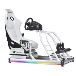 simulatore di volo thermaltake gr500 racing da corsa bianco [gsc-r50-cpaswh-01]
