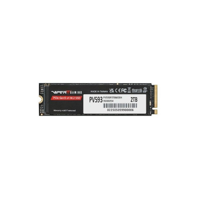 ssd interno 2tb patriot viper pv593 m.2 pci-e gen5 x4 nvme2 14g