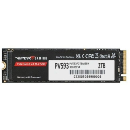 ssd interno 2tb patriot viper pv593 m.2 pci-e gen5 x4 nvme2 14g