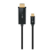cavo adattatore usb goobay spina usb-c spina hdmi 1m nero [75696]