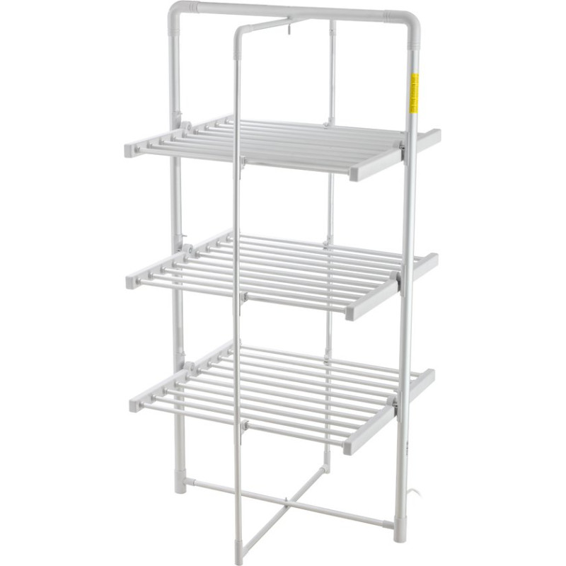 stendibiancheria elettrica adler ad 7829 pieghevole 300w ip22 argento/bianco