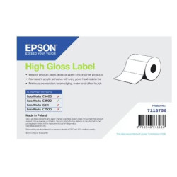 etichette per stampante epson high gloss inkjet 76x51mm bianco [7113756]