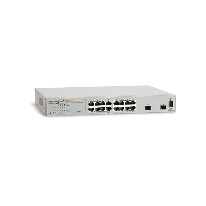 switch allied telesis 16x ge at-gs950/16 2xsfp [at-gs950/16]