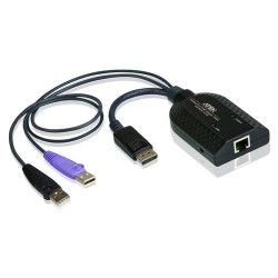 adattatore kvm aten usb displayport virtual media con supporto smart