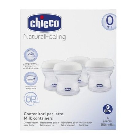 contenitore latte chicco naturalfeeling 22572 4pz.