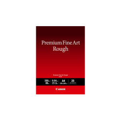 carta fotografica canon fa-rg 1 premium fine art rough a4 25