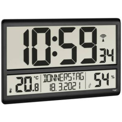 orologio da parete tfa dostmann radiocontrollato 360 mm x 28 mm x